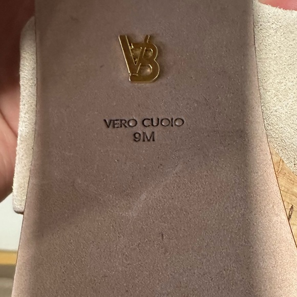 🌹VERONICA BEARD🌹 Lucille Cork Suede Platform Sandals Size: 9M - Picture 15 of 16